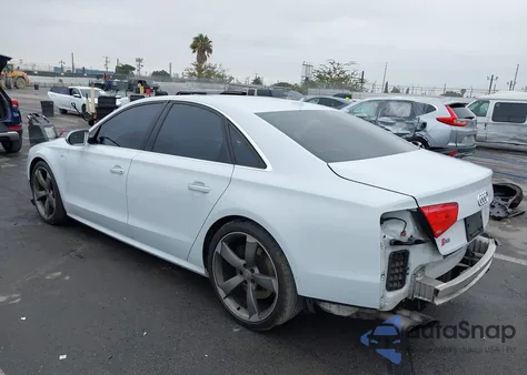 2014 Audi S8 4.0T from USA, damaged, VIN WAUD2AFD5EN003205